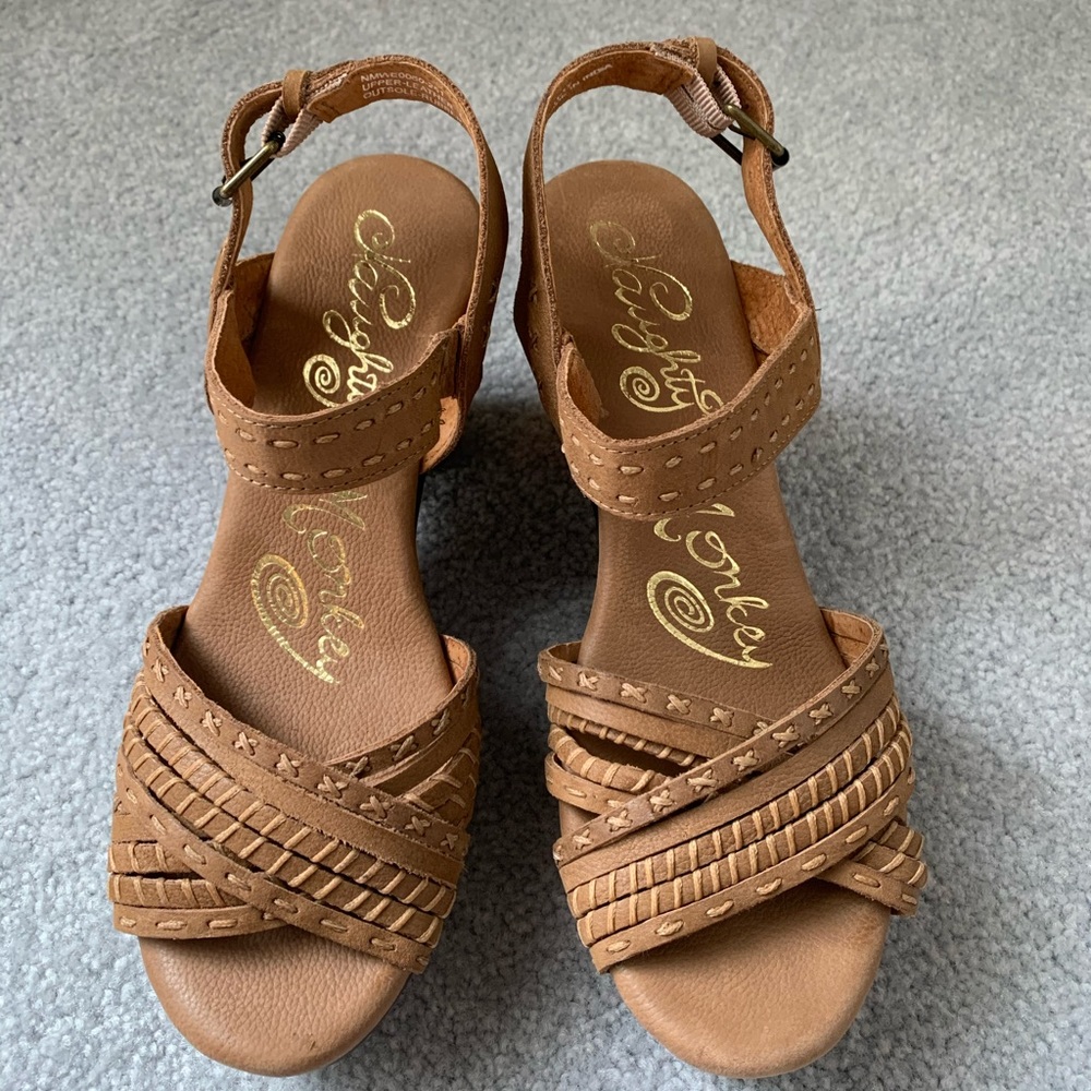 Naughty Monkey Calla Leather Platform Sandal - image 3